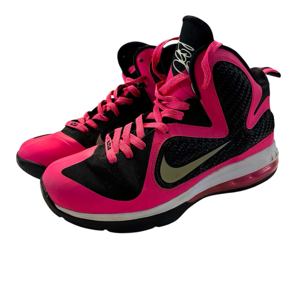 Nike Shoes LeBron 9 Gs Pink and Black Size 6Y 
Look Great Like New Worn Twice